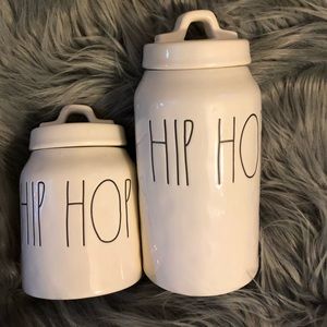 Rae Dunn hip hop canister set of 2